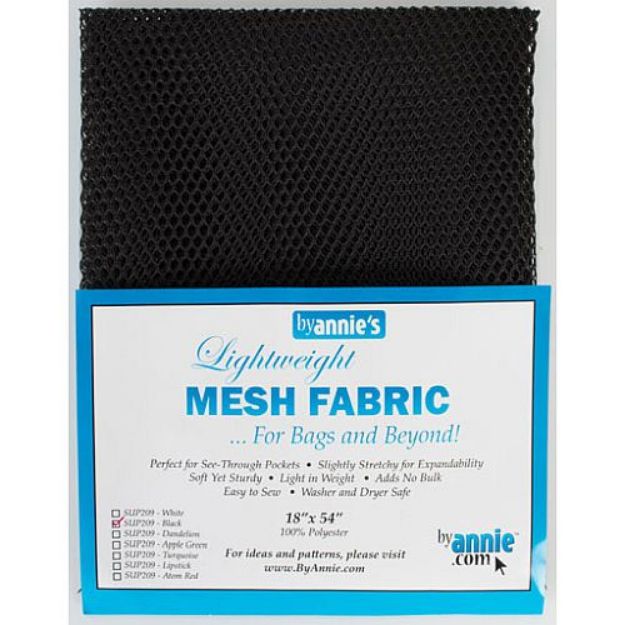 Picture of Byannie Mesh Fabric 18"x54" Black